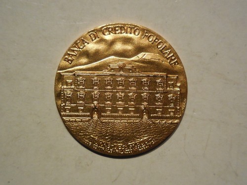Medaglia centenario banca