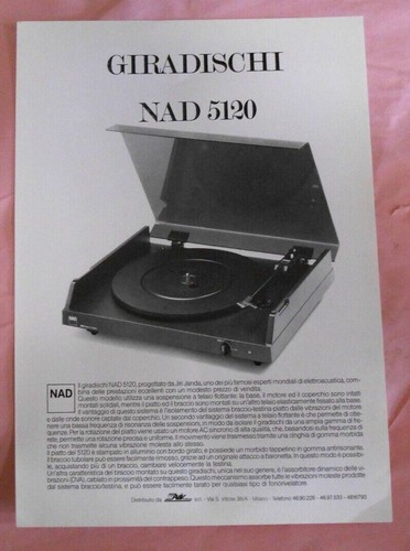 Nad giradischi 5120 brochure - nad,
