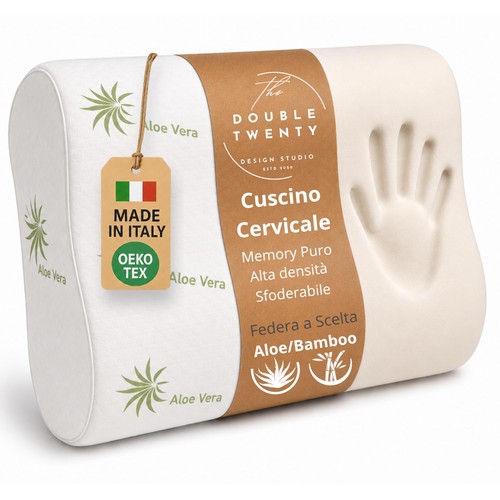 Cuscino cervicale doppia onda - cuscino,