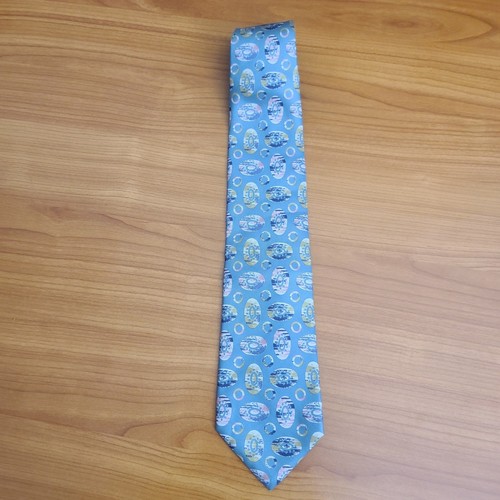 Cravatta uomo fendi seta blu - cravatta,
