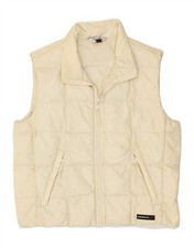MURPHY & NYE Gilet donna imbottito UK 14 medio beige poliammide BW33