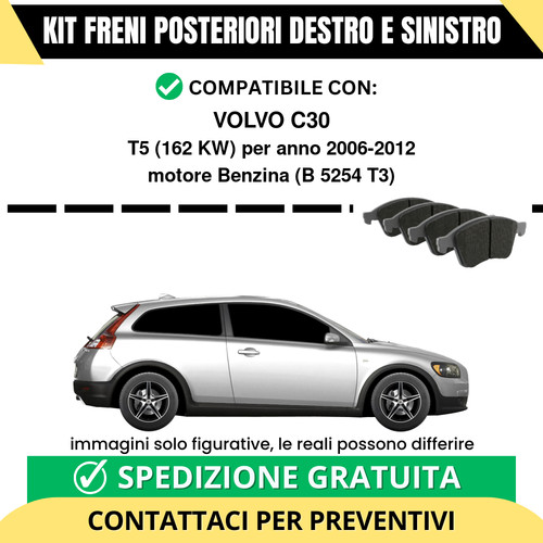 Pastiglie freno posteriori - pastiglie,