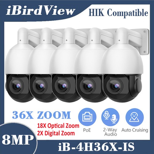 Ibirdview 8mp 36x zoom - 8mp, poe