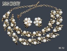 Sarah Coventry parure perle