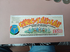BIGLIETTO LOTTERIA GIOCABIMBI PANATHLON TREVISO 1996