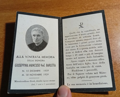 Holy card santino - holy,