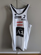 MAGLIA FIVB NAZIONALE AUSTRIA BEACH VOLLEY Grand Slam 2012 #2 Match Worn