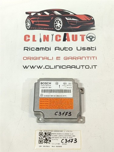 Centralina airbag per mercedes - centralina,