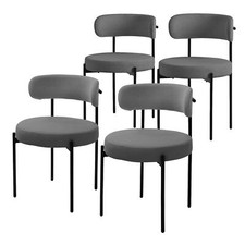 Set 4 sedie lounge da cucina