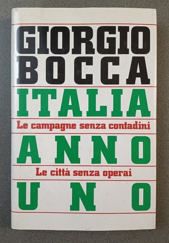 Giorgio bocca italia anno - italia,