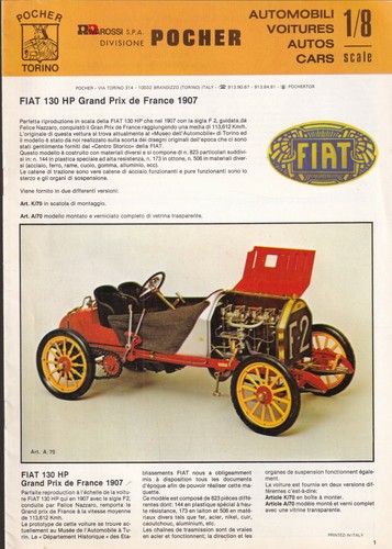 Pocher catalogo rivarossi auto - catalogo,