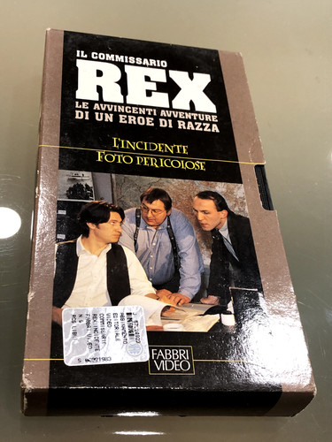 Vhs commissario rex - vhs,