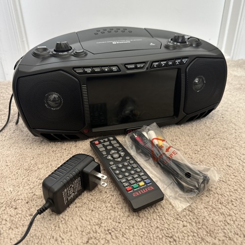 Aiwa ai7001 blk boombox - aiwa,