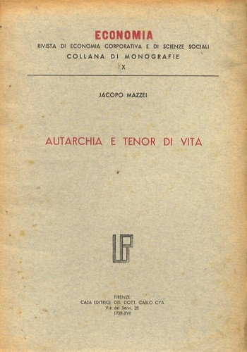 Autarchia tenor vita - e, vita.