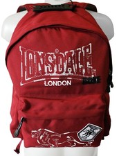 Zaino americano LONSDALE 11 Lion Boxe 1960 London UK Scuola Tempo libero Vintage