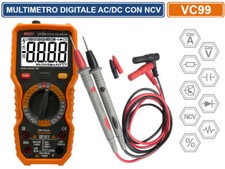 MULTIMETRO TESTER DIGITALE PROFESSIONALE AC/DC IEC/EN 61010-1 CAT III 1000V