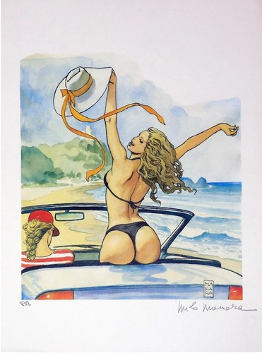 Manara stampa firmata donne - stampa,