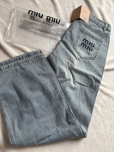 Jeans miu blu demin - jeans,