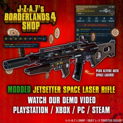 Borderlands modded 120k - 4✨,