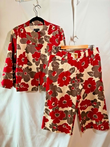 Giacca pantaloni cropped - e,