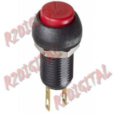 MICRO PULSANTE CON RILASCIO ROTONDO 12V  PER AUTO MOTO CAMPER BARCA INTERRUTTORE