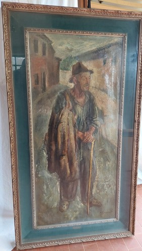 Quadro olio tela autore - quadro,
