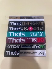 Lotto di 7 AUDIO CASSETTE