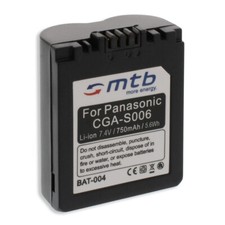 Batteria CGA-S006 per Panasonic Lumix DMC-FZ7, FZ8, FZ18, FZ28, FZ30, FZ35