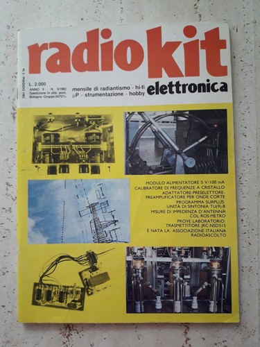 Radio kit elettronica anno - elettronica, n.5