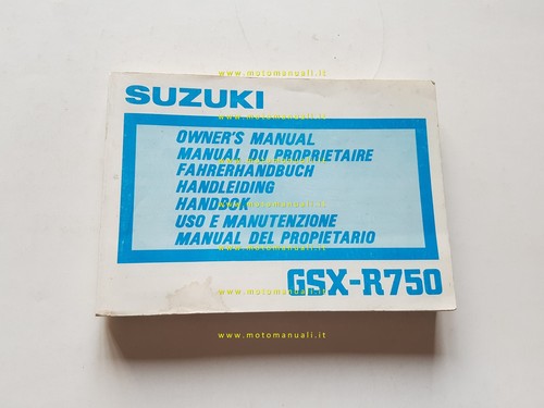 Suzuki gsx 750 - suzuki, 1987