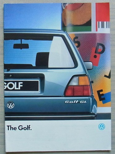 Volkswagen golf car brochure - golf,