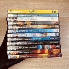 Lotto 11 Giochi PC CD-ROM - Rome, Toca Race, Panzers e Molti Altri