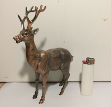 ACCENDINO A GAS DA TAVOLO ANIMALE CERVO/GIORNO-ACCENDINO-BRICCHETTO-ACCENDINO-MECHERO-VINTAGE