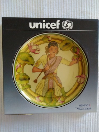 Piatto unicef bambini nel - "bambini,