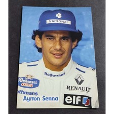Cartolina Ayrton Senna - Renault