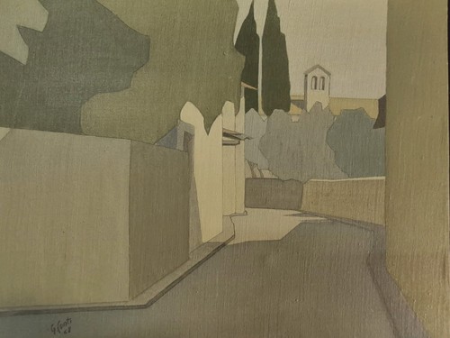 Dipinto olio tela paesaggio - dipinto, su