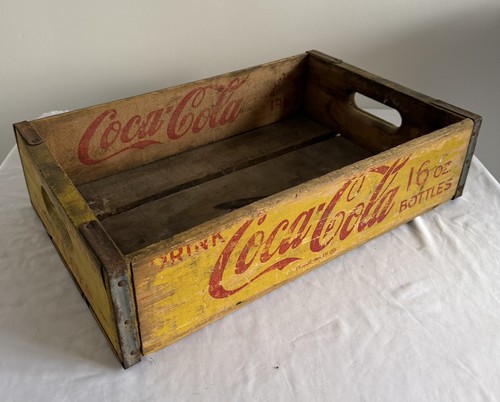 1963 coca cola wooden - coca-cola, bottle