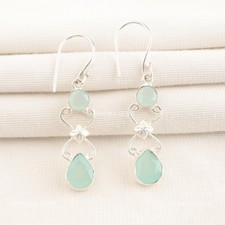 Orecchini A Goccia Con Gemma