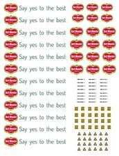 Decalcomanie per contenitori