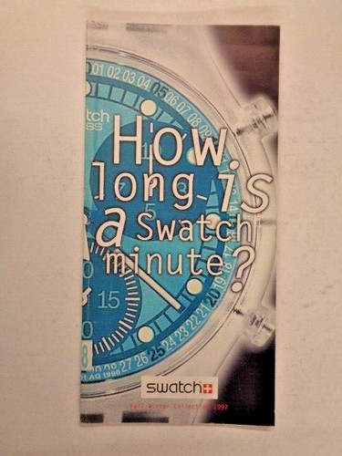 Swatch collezione inverno 1997 - collezione,