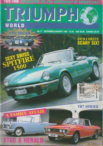 Triumph world tr7 - tr7, 1500