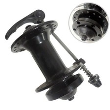 Mozzo ruota anteriore argento bici bicicletta disco mozzo 36 fori design QR