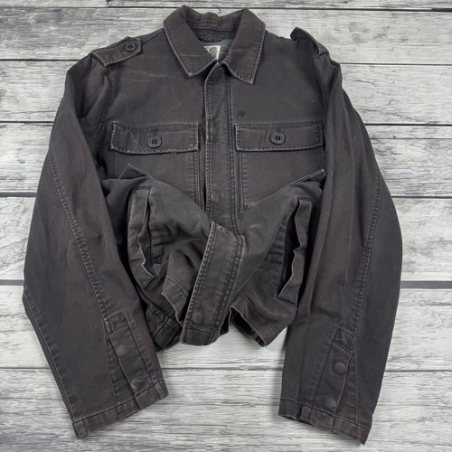 Giacca stile militare marrone