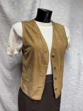 Gilet pelle scamosciato - gilet, in