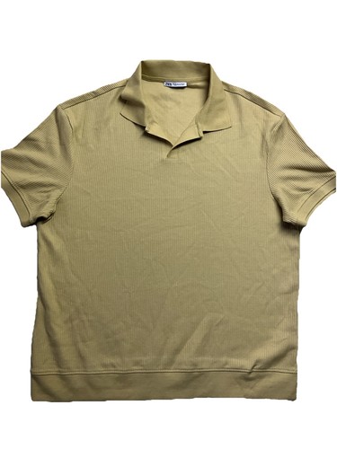 Polo uomo gialla manica corta