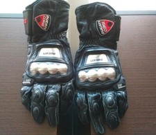 GUANTI MOTO DAINESE FULL METAL GLOVE DUCATI  PELLE TITANIO Tg XS