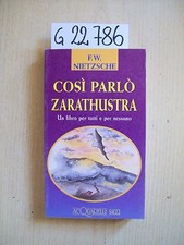 F.W. NIETZSCHE - COSì PARLò