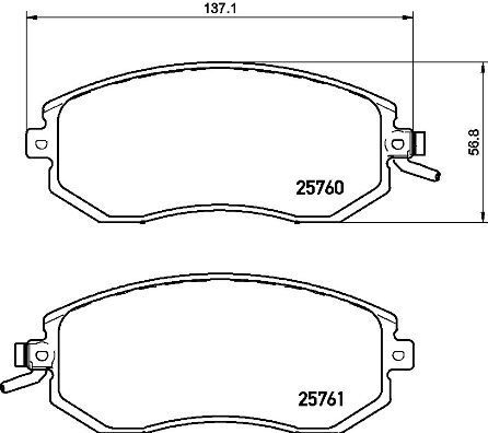 Brembo 021 kit - brembo, pastiglie