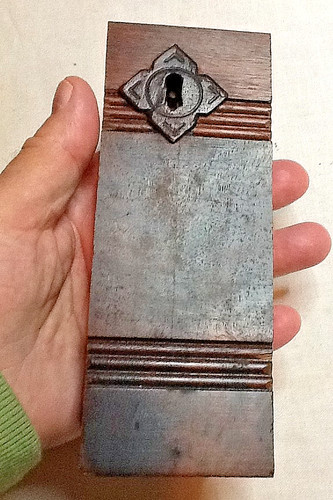 Antique wooden draw plate - draw,