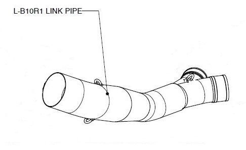 Akrapovic link pipe ss z750 - akrapovic,